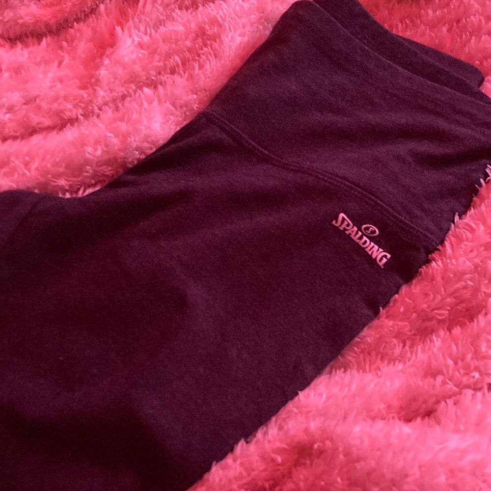 Brand New Spalding Calf Leggings, Greyish Black.